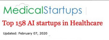 Top Global AI-in-Healthcare Startup List